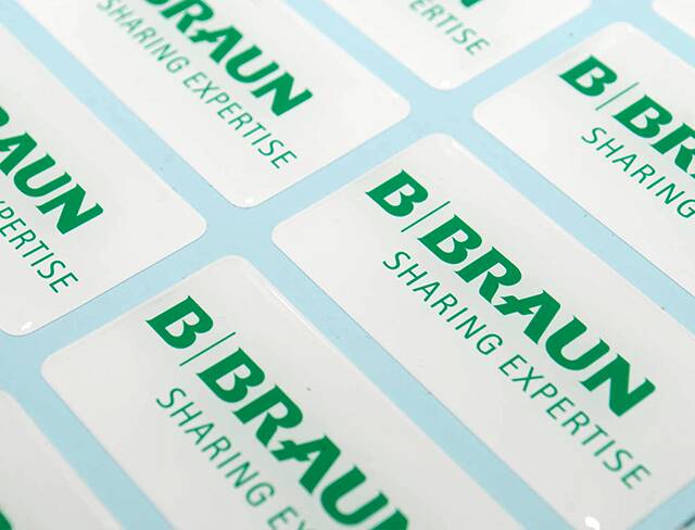 Доминг обемни стикери